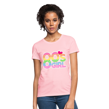 Back to the 80's - 80's Girl - T-shirt - pink