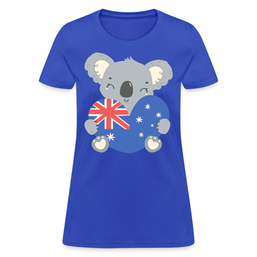 Australia Day - Koala Love Heart - royal blue