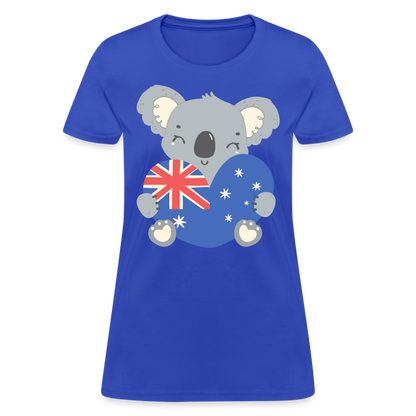 Australia Day - Koala Love Heart - royal blue