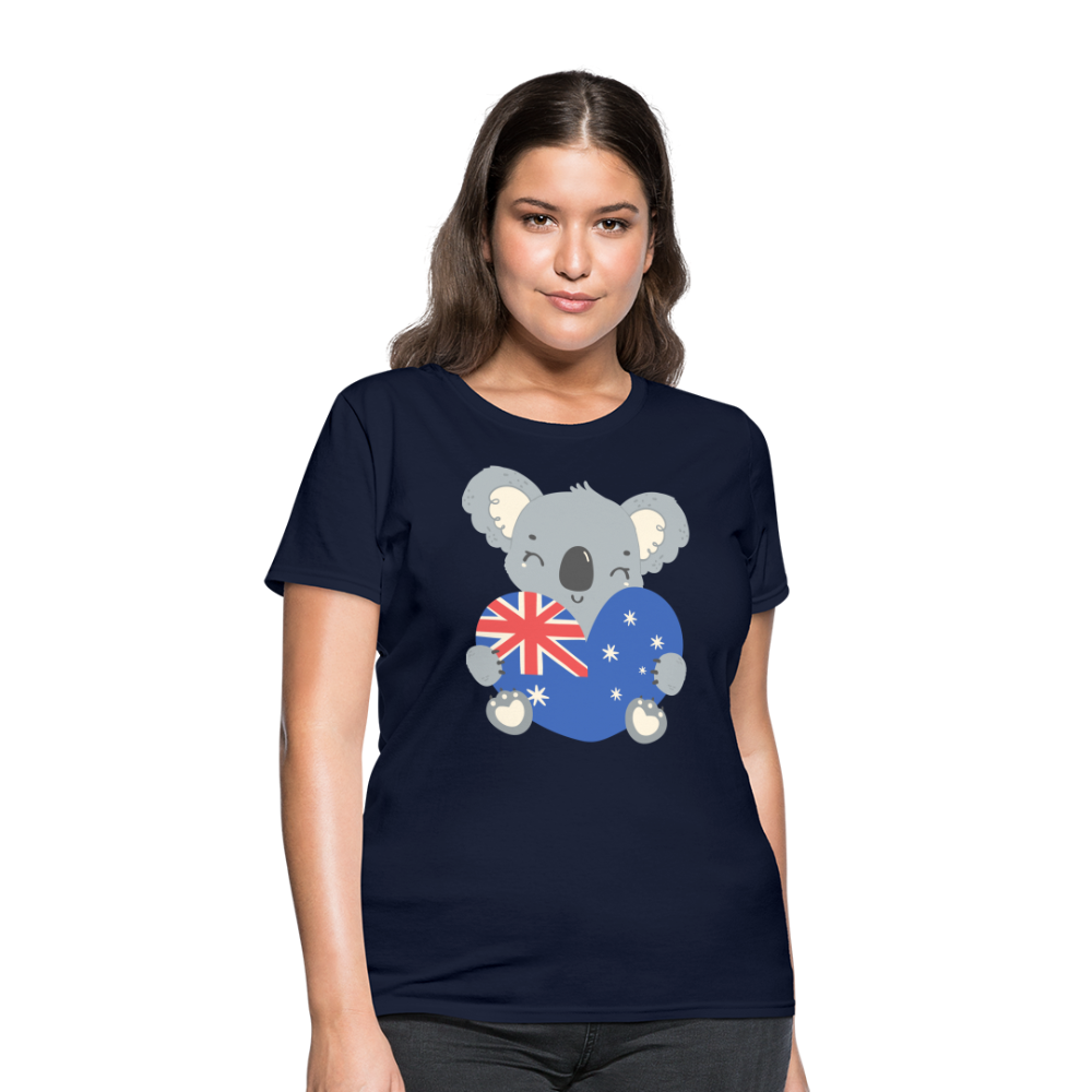 Australia Day - Koala Love Heart - navy