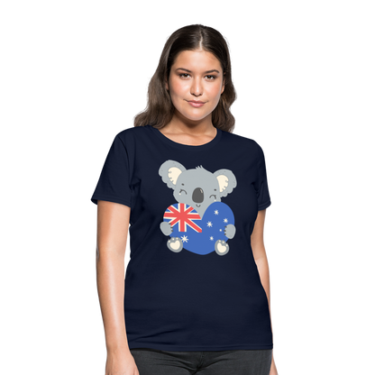 Australia Day - Koala Love Heart - navy