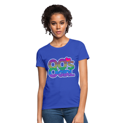 Back to the 80's - 80's Girl - T-shirt - royal blue