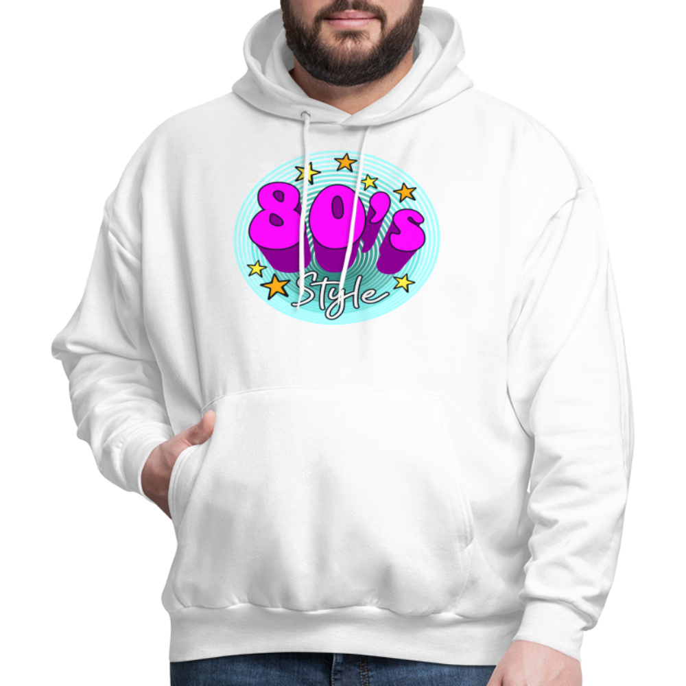 Back to the 80's - 80's Style - Hoodie - white