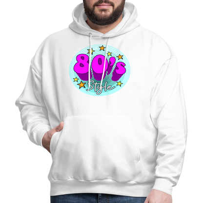 Back to the 80's - 80's Style - Hoodie - white