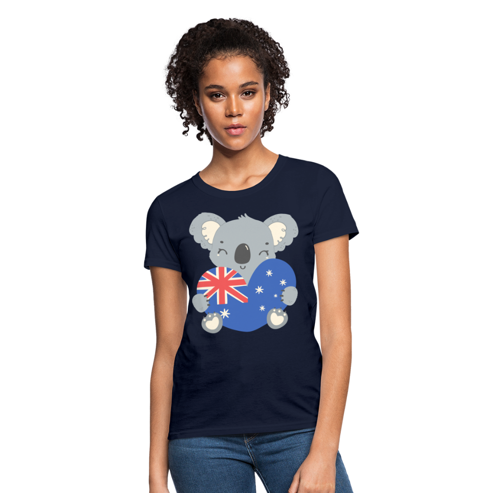 Australia Day - Koala Love Heart - navy