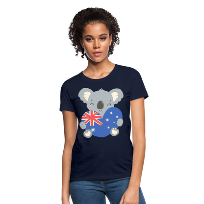 Australia Day - Koala Love Heart - navy