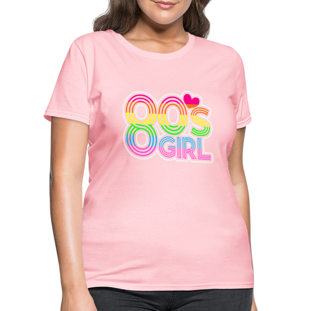 Back to the 80's - 80's Girl - T-shirt - pink